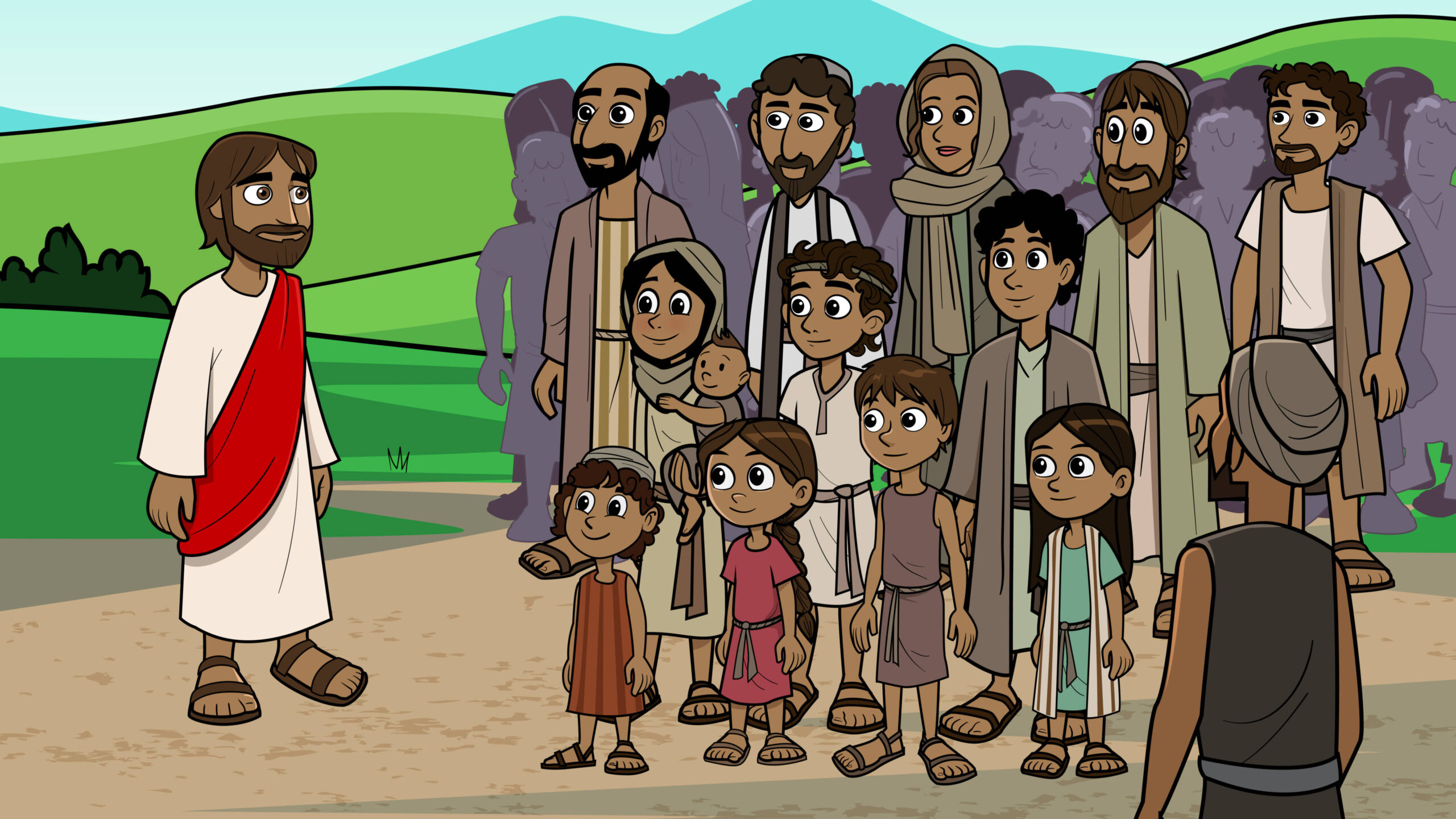 JESUS GIVES A NEW COMMAND